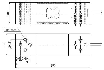 Electronic Strain Gauge Single Point Weighing Load Cell