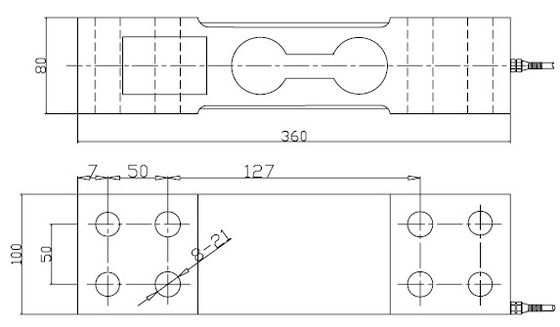 500kg 750kg 1000kg Single Point Parallel Beam Weighing Load Cell